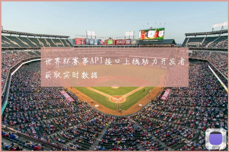 世界杯赛事API接口上线助力开发者获取实时数据