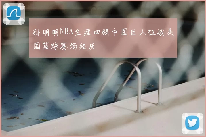 孙明明NBA生涯回顾中国巨人征战美国篮球赛场经历